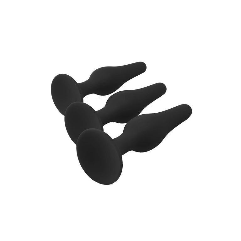 Tapered Anal Training Kit with Strong Suction Cup