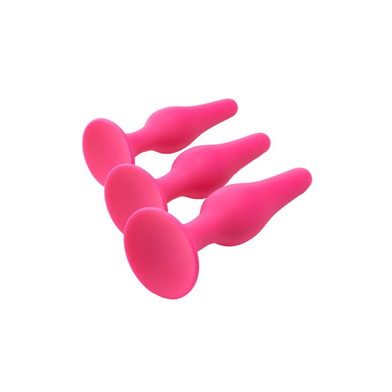 Tapered Anal Training Kit with Strong Suction Cup