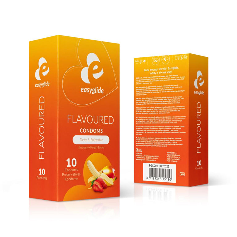 Easyglide Flavoured Condoms 10 Pack
