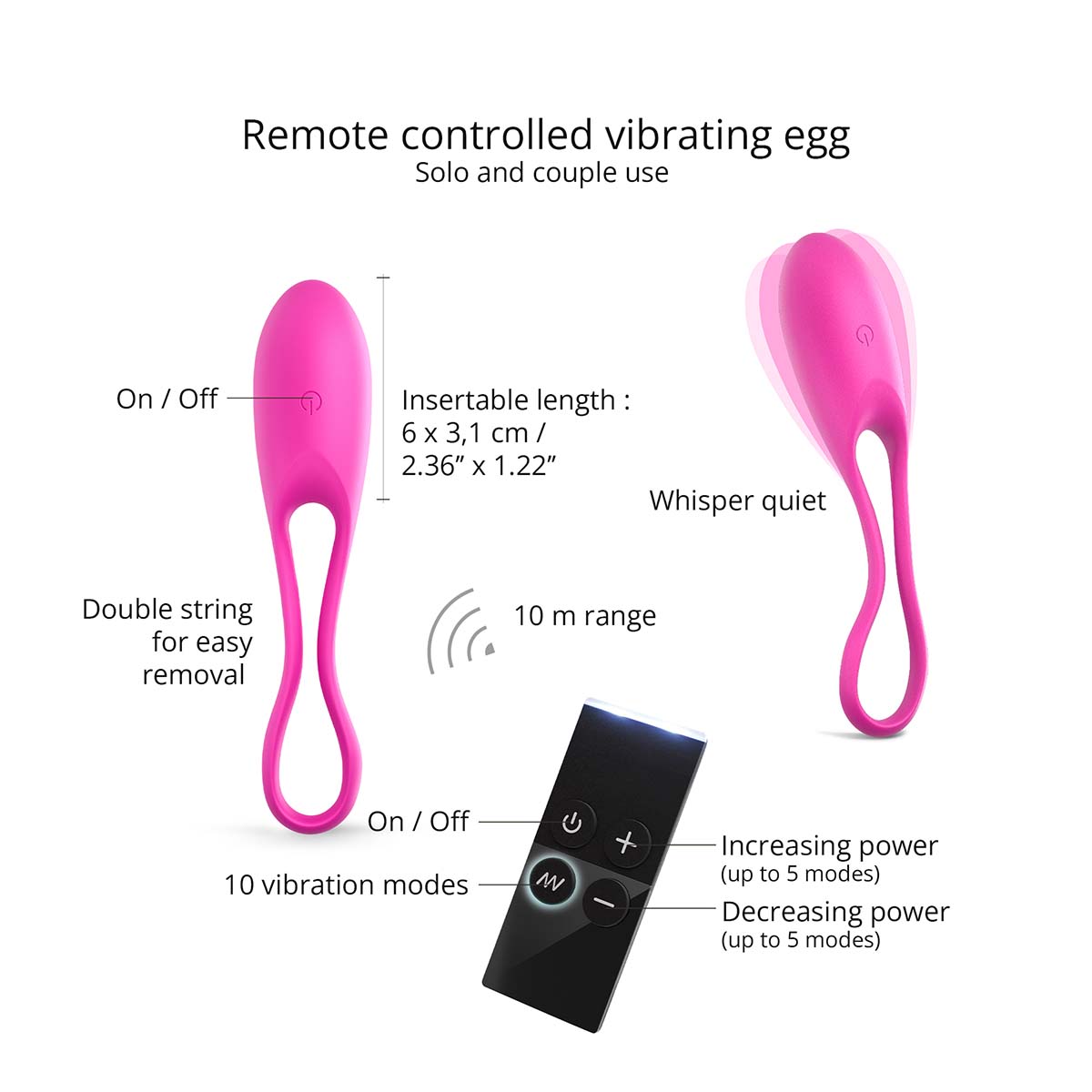 vibrating sex egg XL Wireless Vibrating Egg Bullet