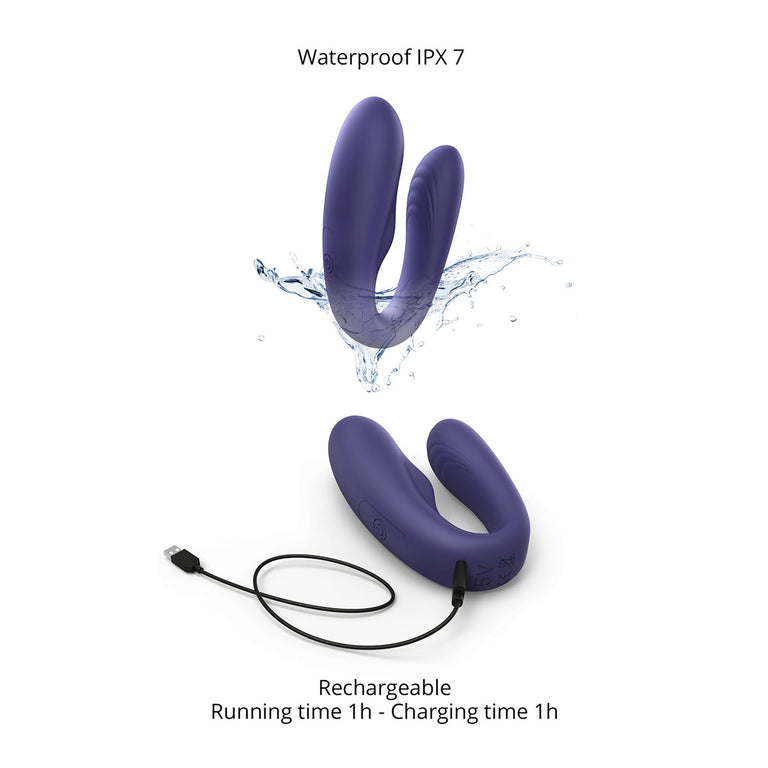 Match up Couple Vibrator with Wireless Remote