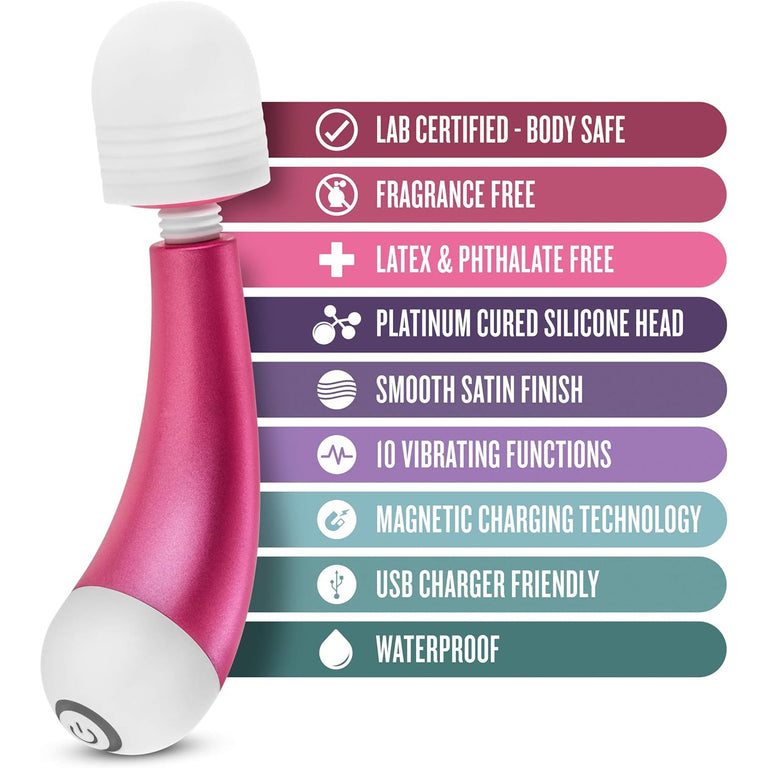 Nöje w3 Rose Curved Wand Massager