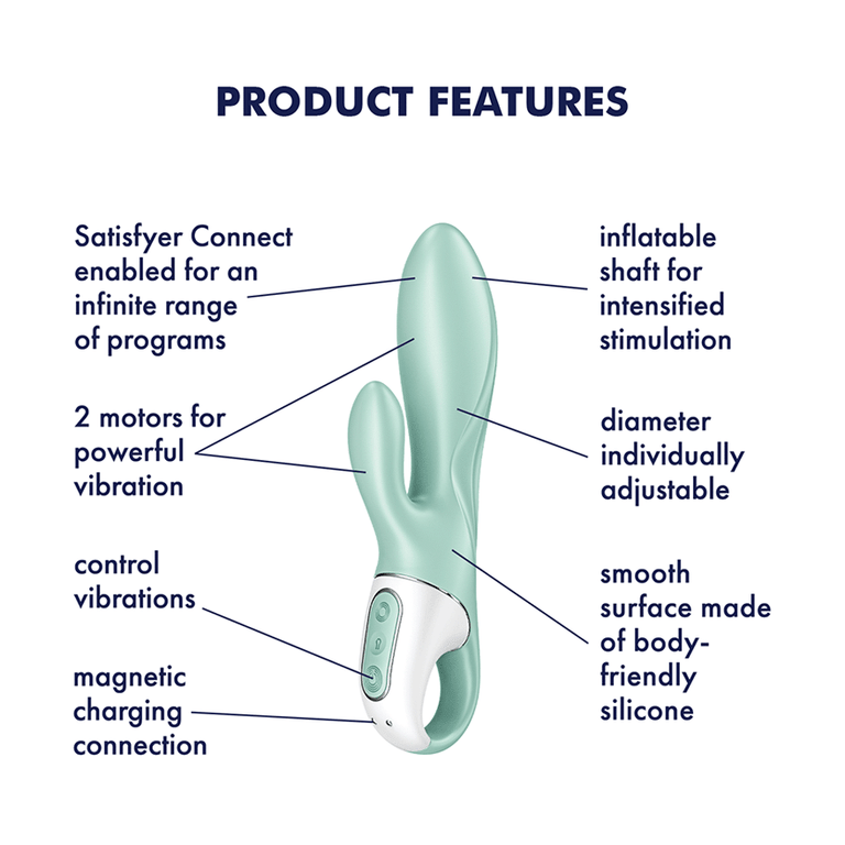 Satisfyer Air Pump Bunny 5+ (App Enabled)