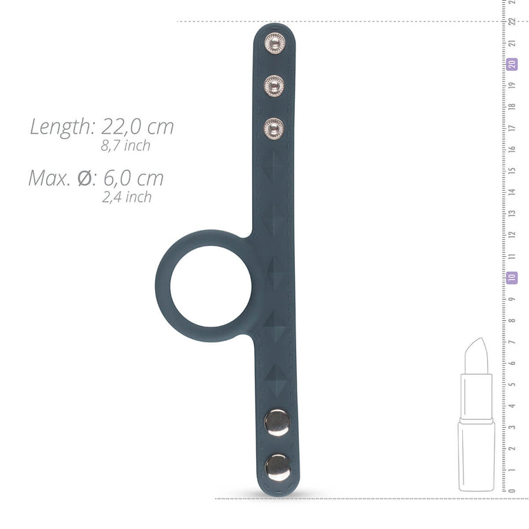 Adjustable Silicone Cock & Ball Strap by Boners on Ricky.com