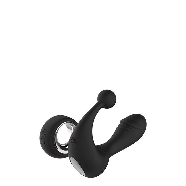 Dual Stimulator Ball Tip Vibrator with Wireless Remote