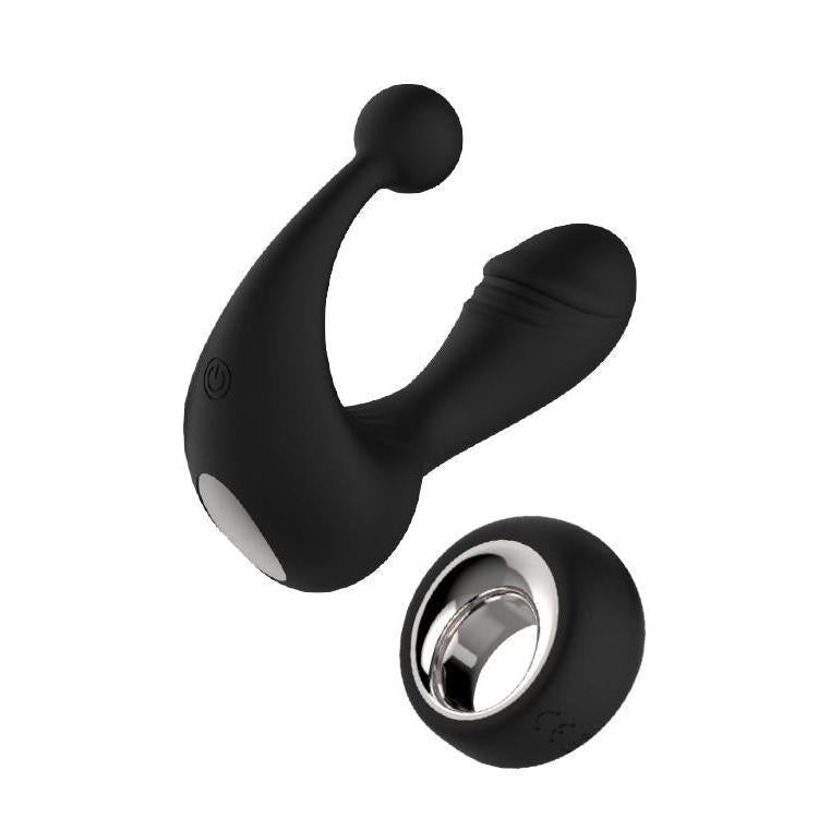 Dual Stimulator Ball Tip Vibrator with Wireless Remote