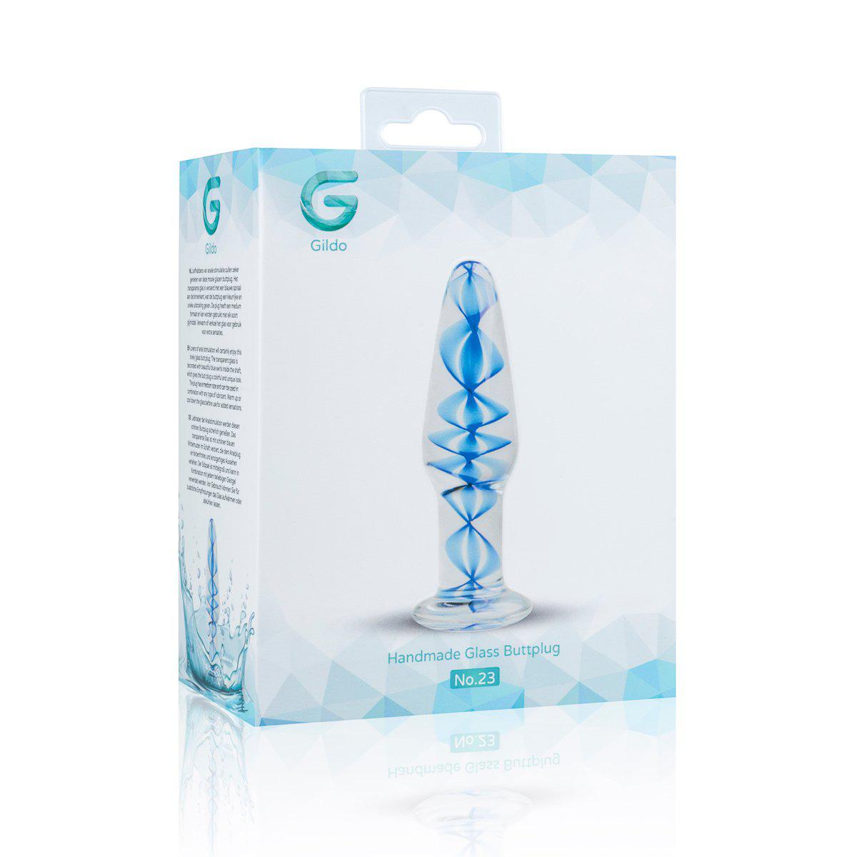 Classic Handmade Glass Butt Plug 4.1 Inch | Ricky Classic Handmade Glass Butt Plug 4.1 Inch | Ricky