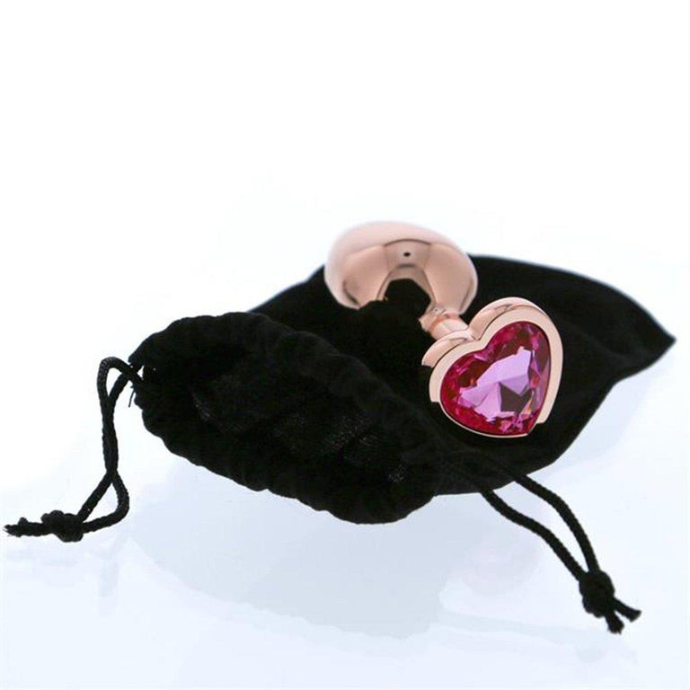 Rounded Gleaming Anal Plug Set with Jewel Base by Dream Toys on Ricky.com