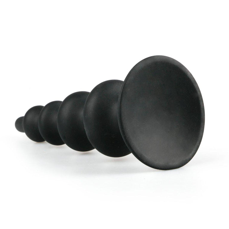 Graduated Anal Bead Cone with Suction Cup 5.3 Inch by EasyToys on Ricky.com