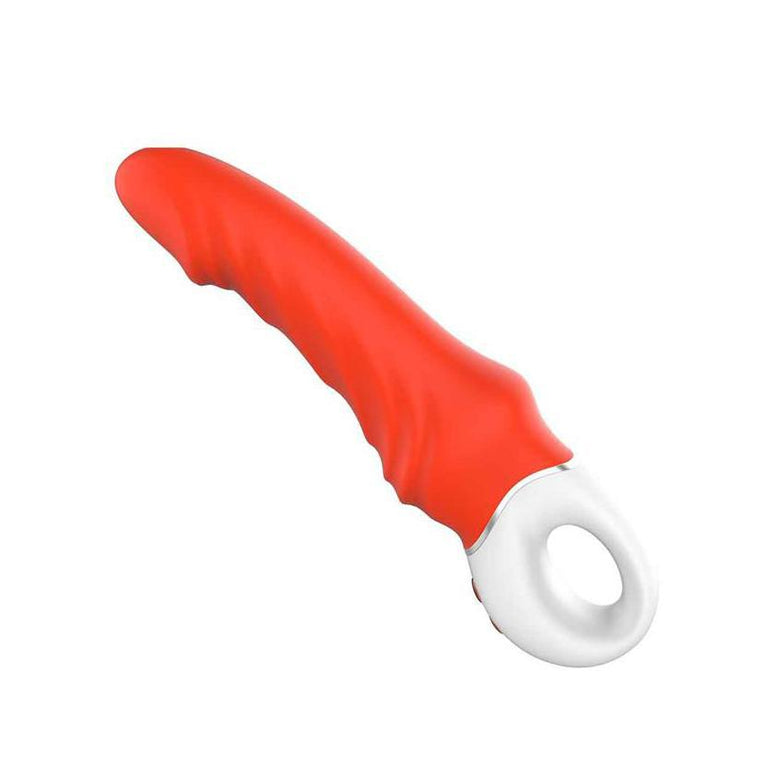 Real Pleasure Dildo Vibrator - with Loop Handle
