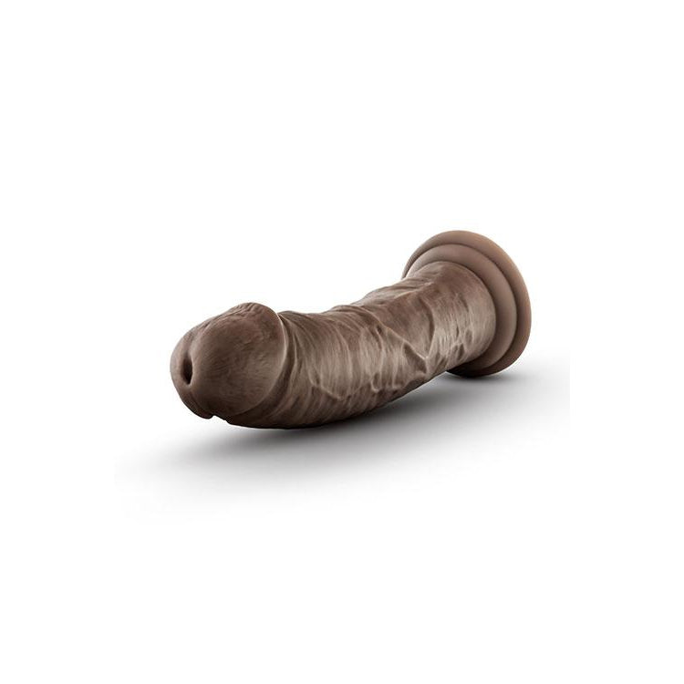 Large Girth Curved Realistic Dildo with Suction Cup 8 Inch by Dr Skin on Ricky.com