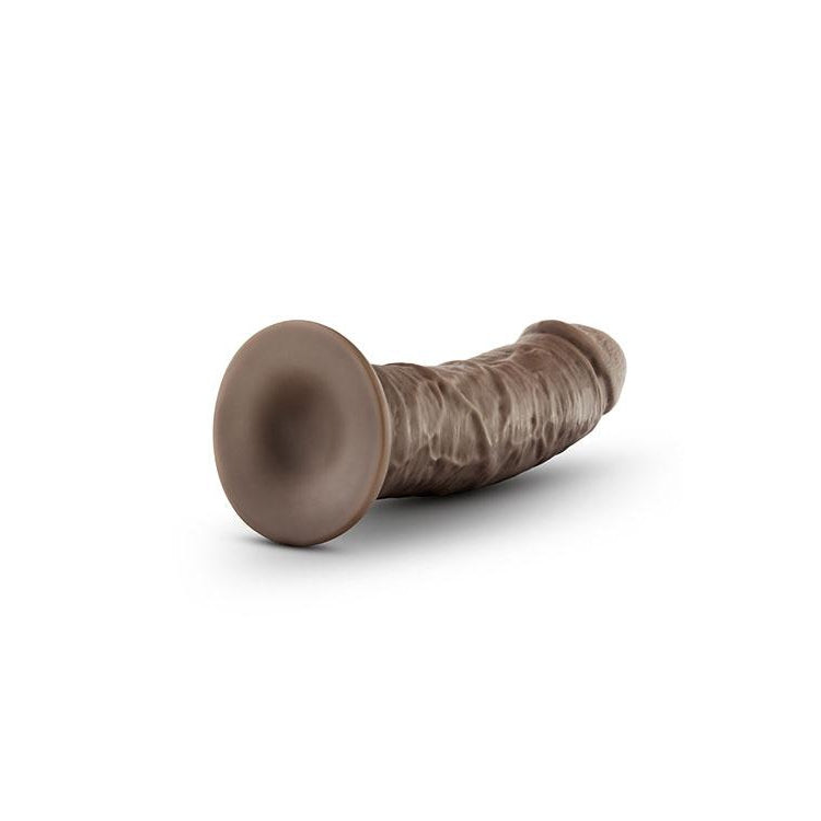 Large Girth Curved Realistic Dildo with Suction Cup 8 Inch by Dr Skin on Ricky.com
