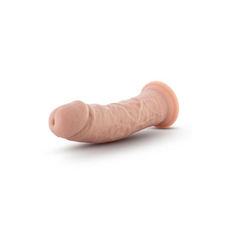 Large Girth Curved Realistic Dildo with Suction Cup 8 Inch by Dr Skin on Ricky.com