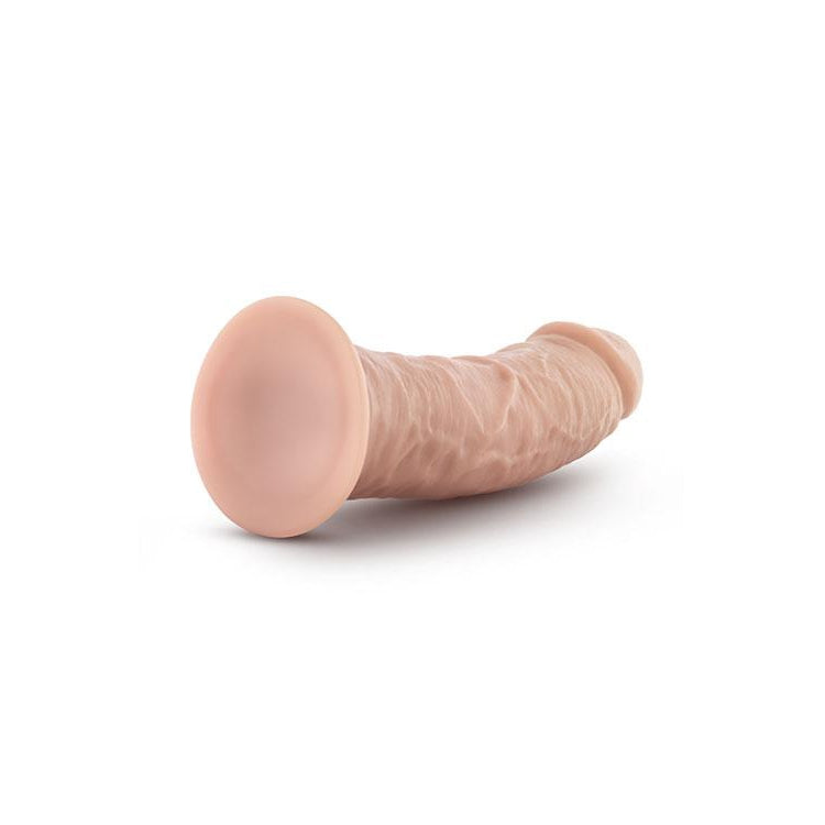 Large Girth Curved Realistic Dildo with Suction Cup 8 Inch by Dr Skin on Ricky.com