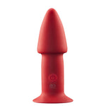 Large Rechargeable Vibrating Tapered Butt Plug 5 Inch by Excellent Power on Ricky.com