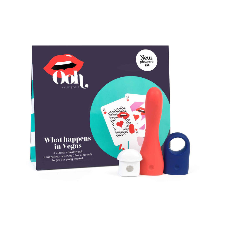 Ooh Vegas Luxury Rechargeable Vibrator Gift Set by Je Joue on Ricky.com