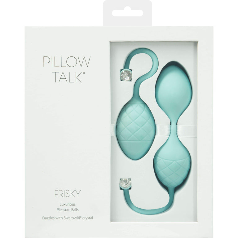 Pillow Talk Frisky Luxury Single & Double Kegel Ball Set 130g by Pillow Talk on Ricky.com