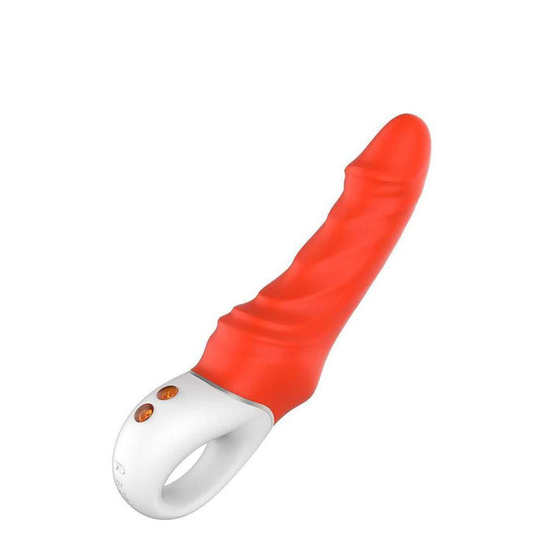 Real Pleasure Dildo Vibrator - with Loop Handle