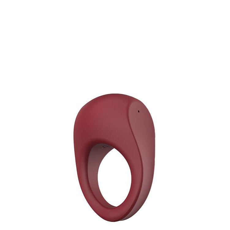 Luxury Ruby Red Vibrating Cock Ring by Romance on Ricky.com