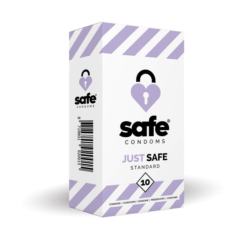 Safe Condoms Just Safe Standard 10 Pack by Safe Condoms on Ricky.com
