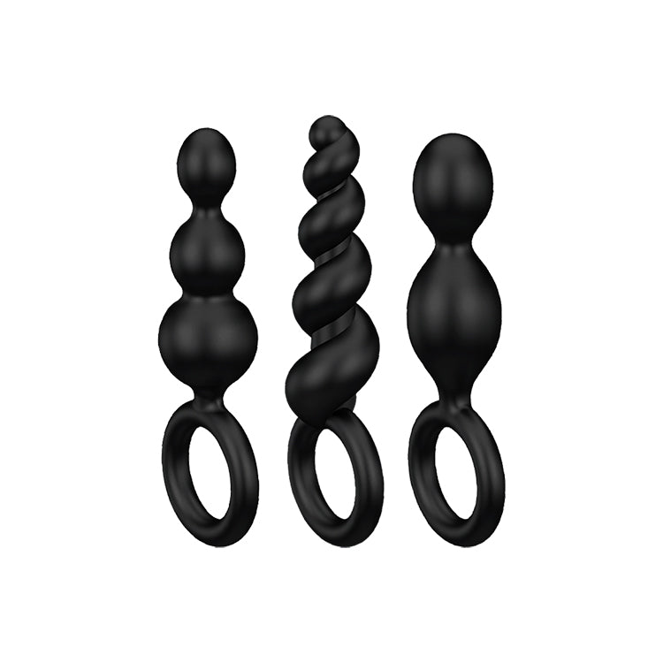 Anal Beginner Silicone Butt Plug Set of 3 by Satisfyer on Ricky.com