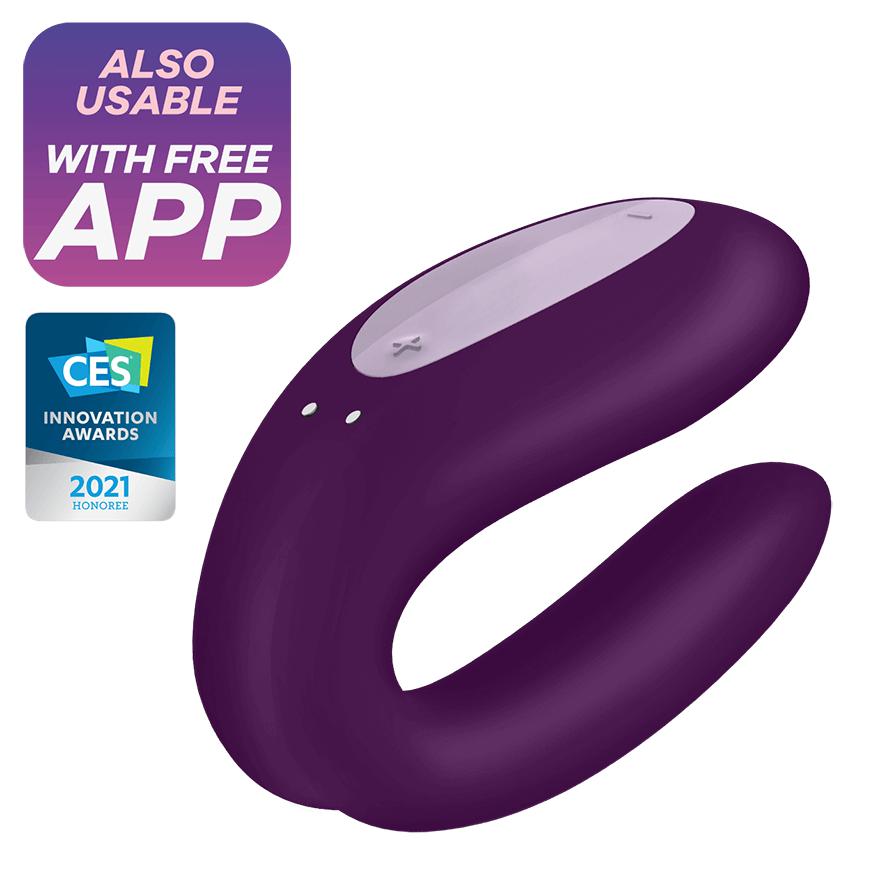 Satisfyer Double Joy Partner Vibrator (App Enabled) – Ricky