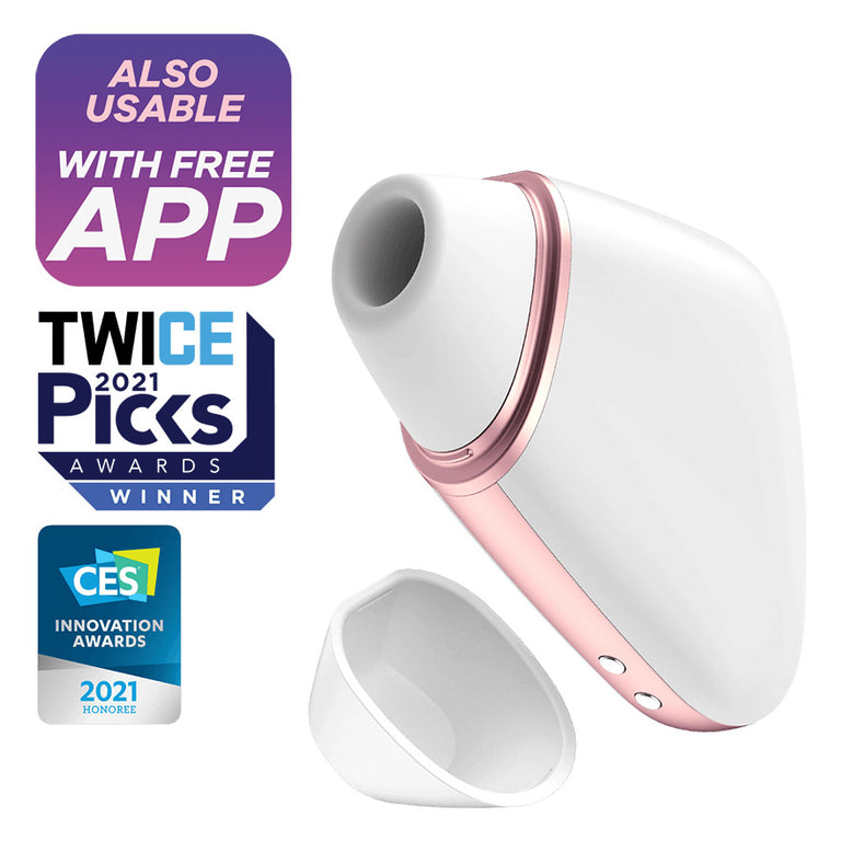 Satisfyer Love Triangle Suction with Vibration (App Enabled) by Satisfyer on Ricky.com