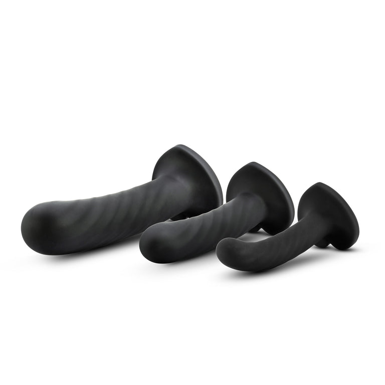 Twist Design Silicone Dildo with Suction Cup