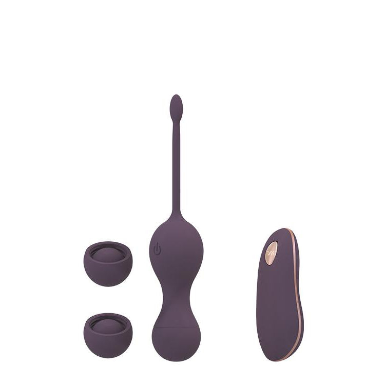 Vibrating Double Kegel Ball Set with Remote Control by Royal Fantasies on Ricky.com