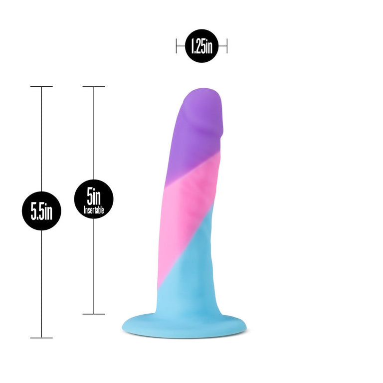 Avant D15 Platinum Cured Silicone Dildo 5 Inch