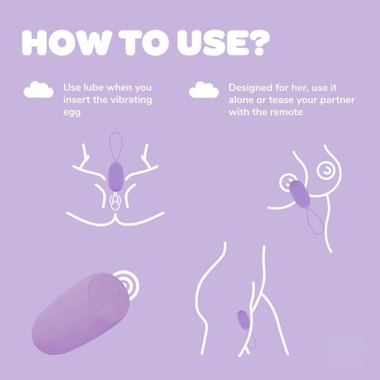 Vibrating Love Egg with Wireless Remote Control