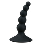 Curved Anal Bead Rocket with Suction Cup 4 Inch by EasyToys on Ricky.com