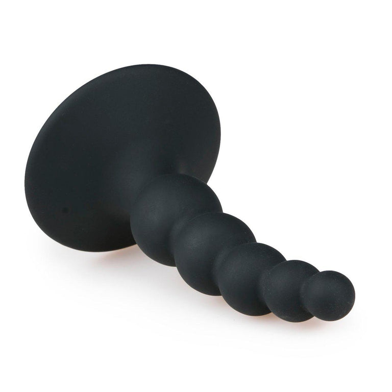 Curved Anal Bead Rocket with Suction Cup 4 Inch by EasyToys on Ricky.com