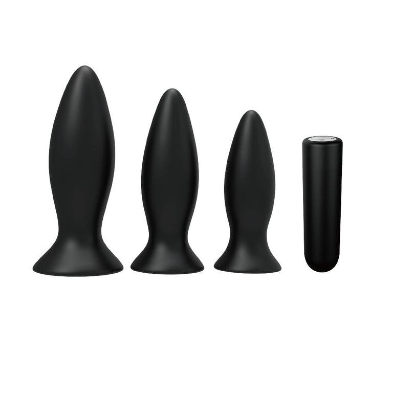 Beginner Rechargeable Butt Plug Vibrator Set of 3 by Dream Toys on Ricky.com