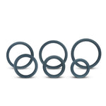Classic Silicone Cock Ring Set of 6 by Boners on Ricky.com