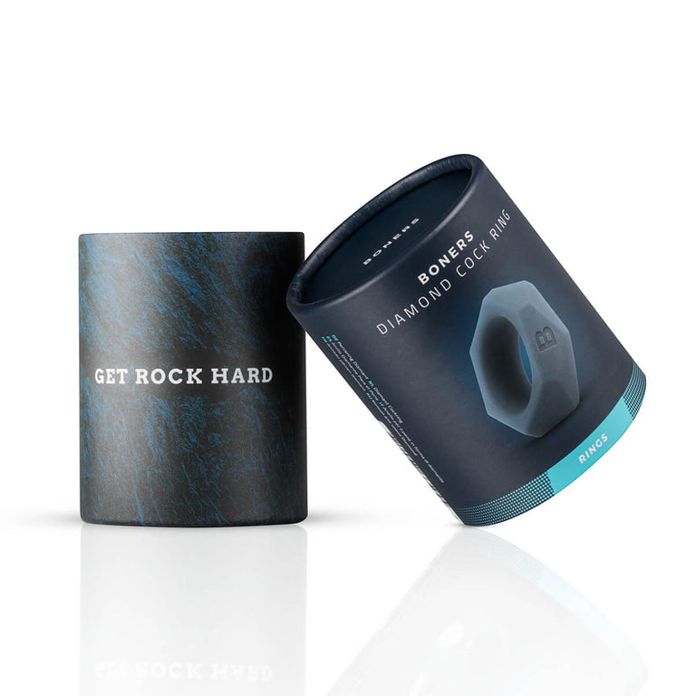 Diamond Silicone Cock Ring by Boners on Ricky.com