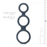 Triple Silicone Cock Ring by Boners on Ricky.com