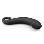 Curved Anal Dildo with Grip Ring 7 Inch by EasyToys on Ricky.com