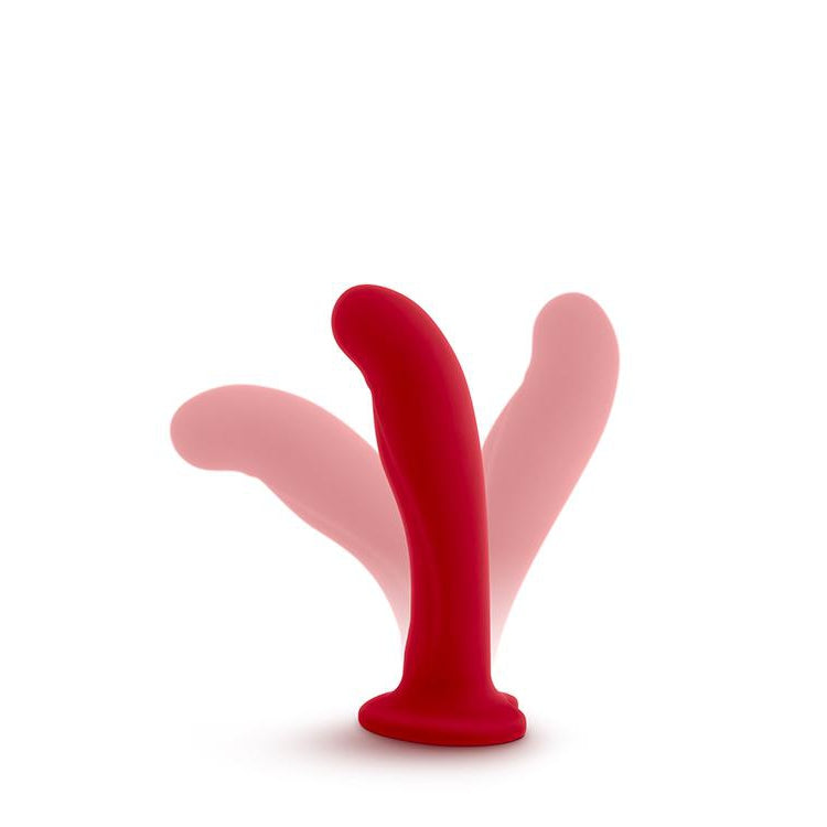 Curved G-spot Silicone Dildo 6 Inch