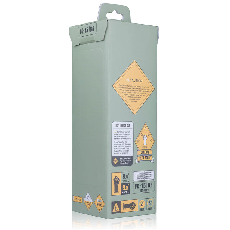 XL Large Anal Fisting Dildo with Suction Cup 8.6 Inch by BUTTR on Ricky.com