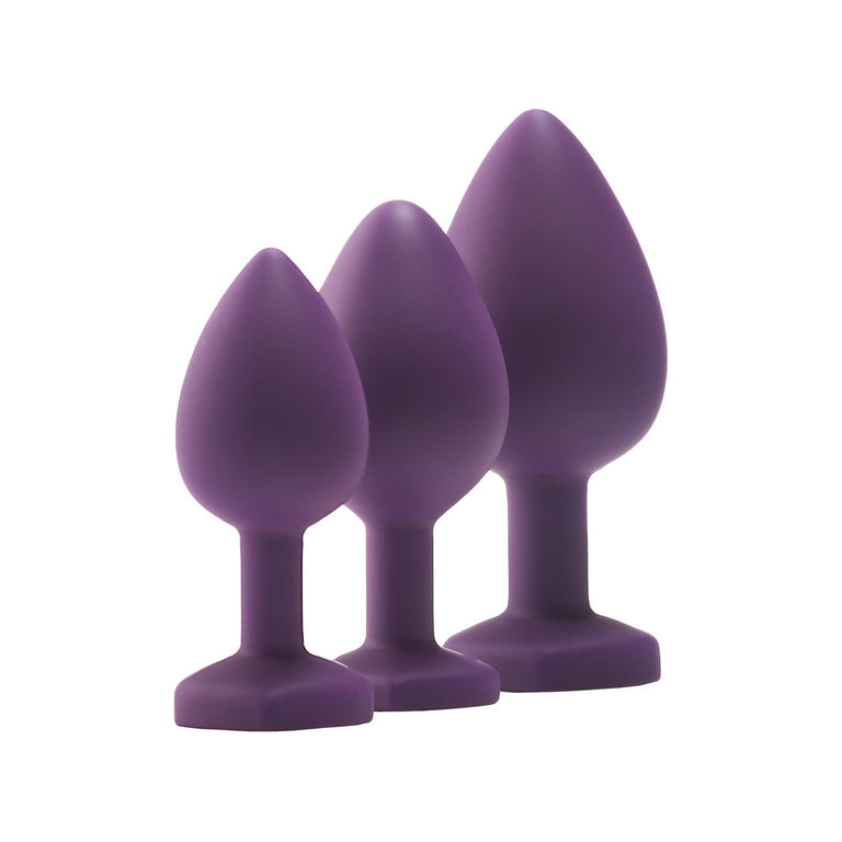 Flirts Silicone Anal Training Kit with Gemstone
