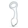 Curved Handmade Glass Prostate Plug 6 Inch