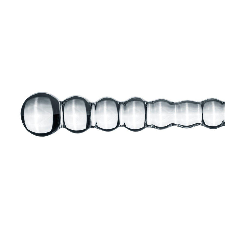 Beaded Double End Handmade Glass Dildo 9 Inch by Gildo on Ricky.com