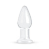 Bulbous Handmade Glass Butt Plug 4 Inch