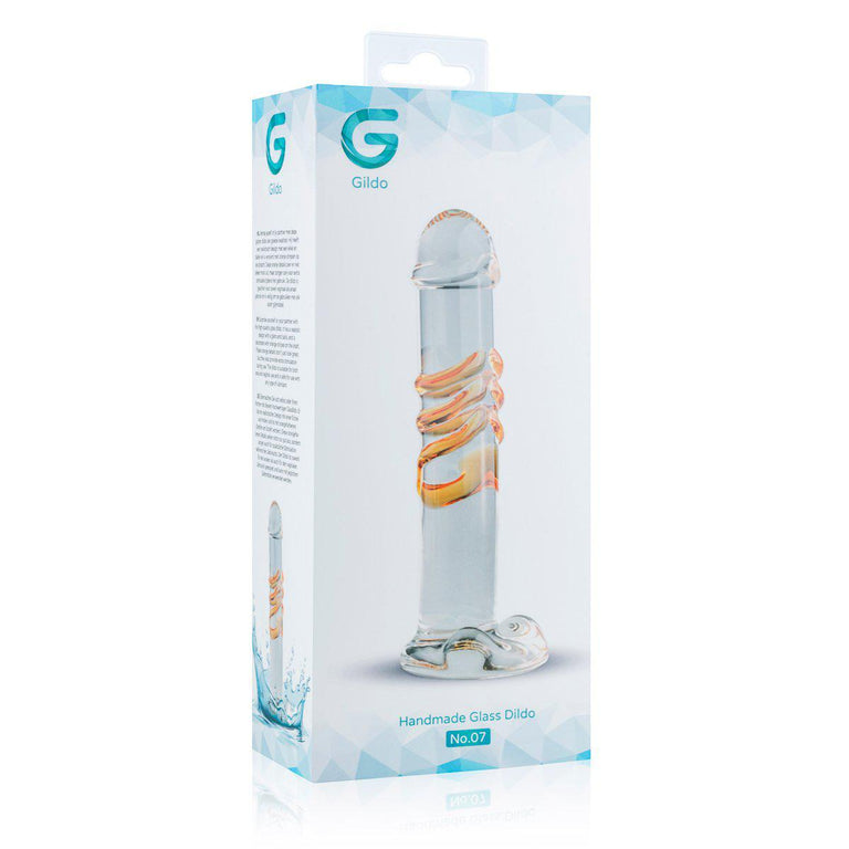 Realistic Handmade Glass Dildo 6.5 Inch by Gildo on Ricky.com