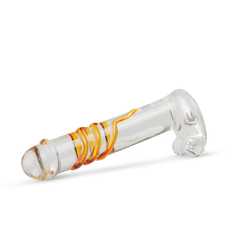 Realistic Handmade Glass Dildo 6.5 Inch by Gildo on Ricky.com