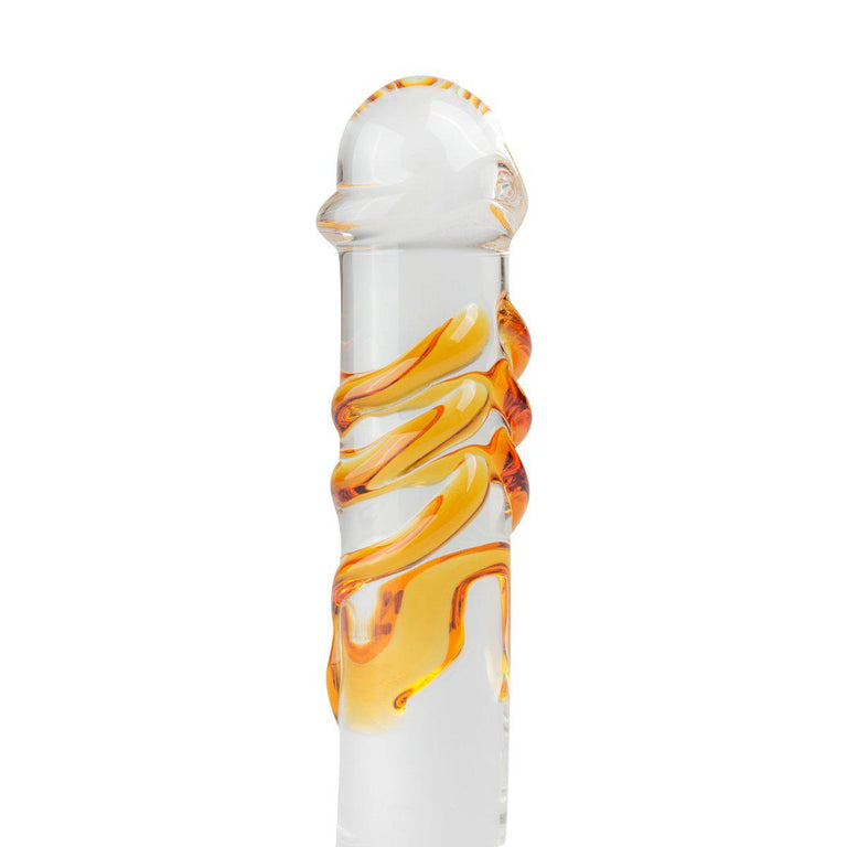 Realistic Handmade Glass Dildo 6.5 Inch by Gildo on Ricky.com