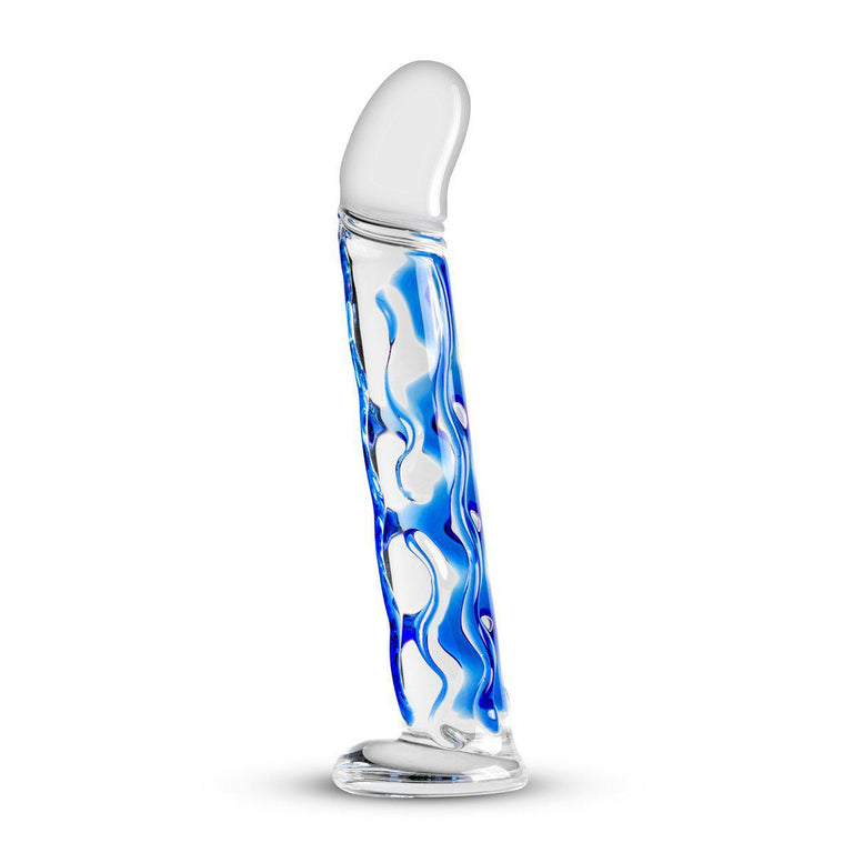 G-spot & Prostate Handmade Glass Dildo 6.7 Inch by Gildo on Ricky.com