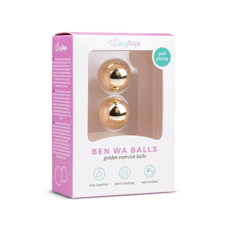 Original Gold Ben Wa Balls 43g by EasyToys on Ricky.com