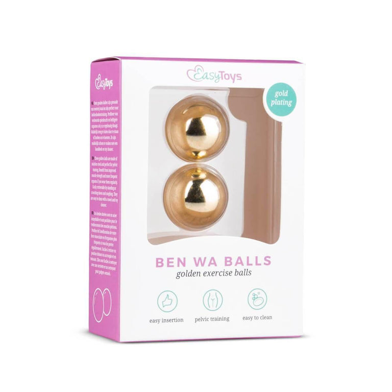 Original Gold Ben Wa Balls 66g by EasyToys on Ricky.com